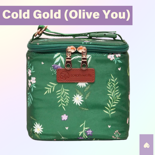 Hielera Cold Gold (Olive You)